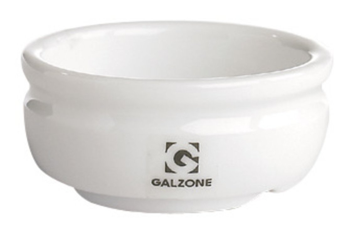 Galzone Butter- Salzfässchen Porzellan weiß 6,4cm - Pic 1