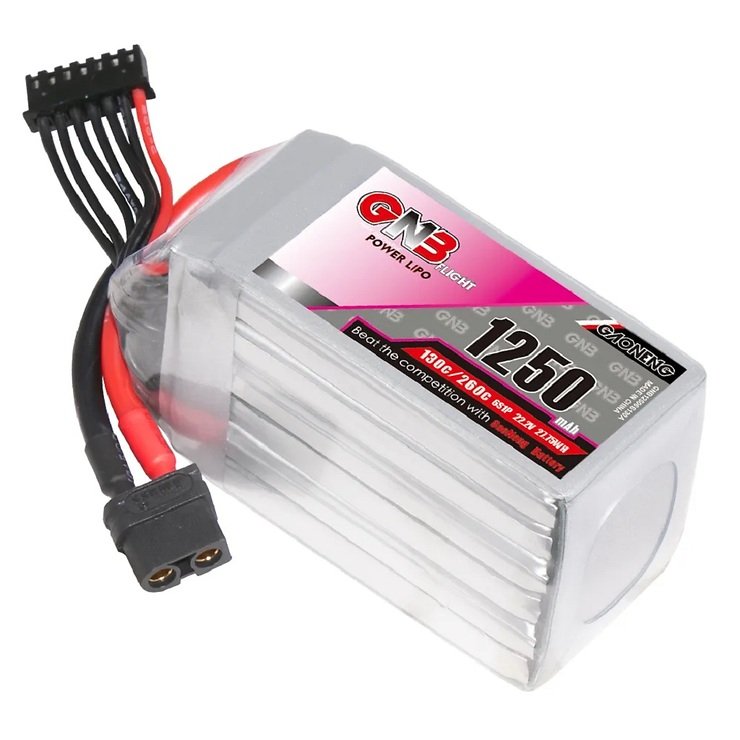 Gaoneng LiPo Akku 6S 1250mAh 22.2V 130C XT60 - Pic 1