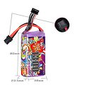 Gaoneng Batterie LiPo 4S 1300mAh 15.2V 120C XT60 - Thumbnail 2