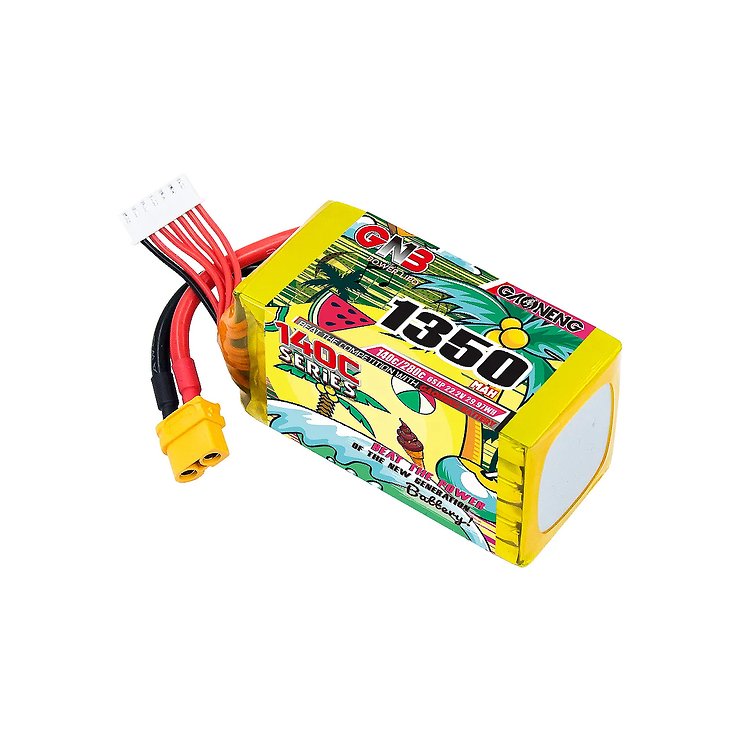 Gaoneng Batterie LiPo 6S 1350mAh 22.2V 140C XT60 - Thumbnail 1