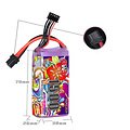 Gaoneng Accu LiPo 4S 1500mAh 15.2V 120C XT60 - Thumbnail 2