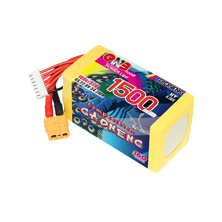 Gaoneng LiPo batería 6S 1500mah 22.8V HV 160C XT60 - Thumbnail 2