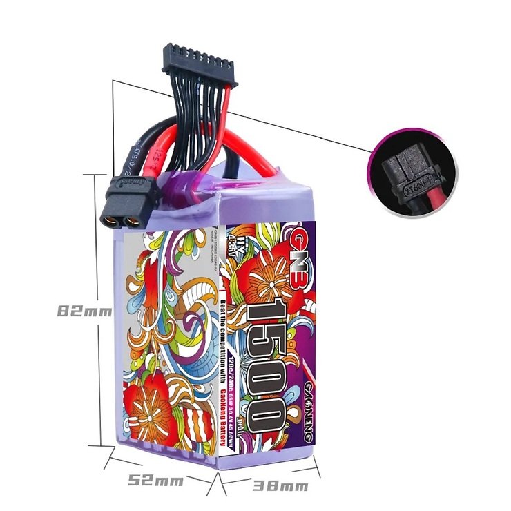 Gaoneng GNB batteria LiPo LiHV 1500mAh 8S 30.4V 120C XT60 - Thumbnail 2