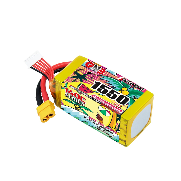GAONENG LiPo Akku Battery GNB 5S 18.5V 1550mAh 140C XT60 - Thumbnail 1