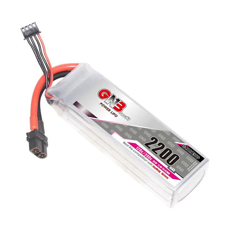 GAONENG LiPo akkumulátor GNB 3S 11,1 V 2200 mAh 120C XT60 - Thumbnail 1
