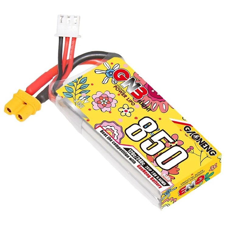 Gaoneng GNB LiPo battery LiHV 2S 850mAh 7.6V 120C XT30  - Thumbnail 2