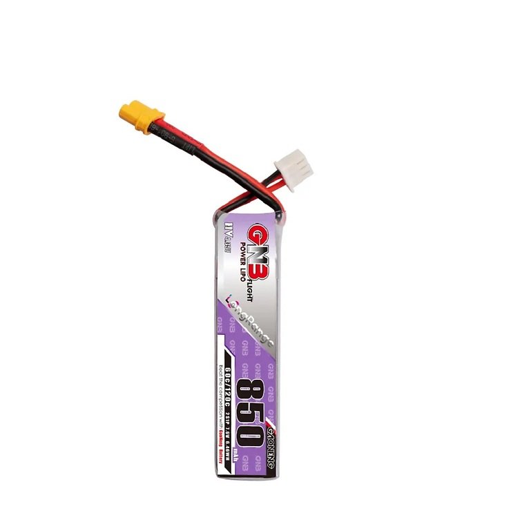 Gaoneng GNB LiPo battery LiHV 2S 7.6V 850mAh 60C XT30 - Thumbnail 2