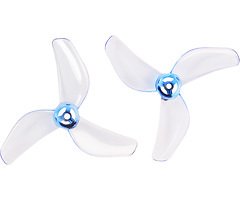 Gemfan 31mm 1207-3 3-Blatt Propeller Clear Blue (4CW+4CCW)