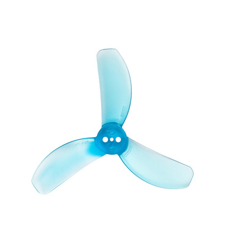 Gemfan 2826-3 2.8 pouces 3-pales hélice bleu (2CW+2CCW) - Pic 1