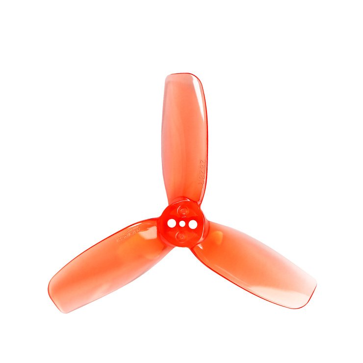 Gemfan 2828-3 2.8 pouces 3-pales hélice rouge (2CW-2CCW) - Pic 1