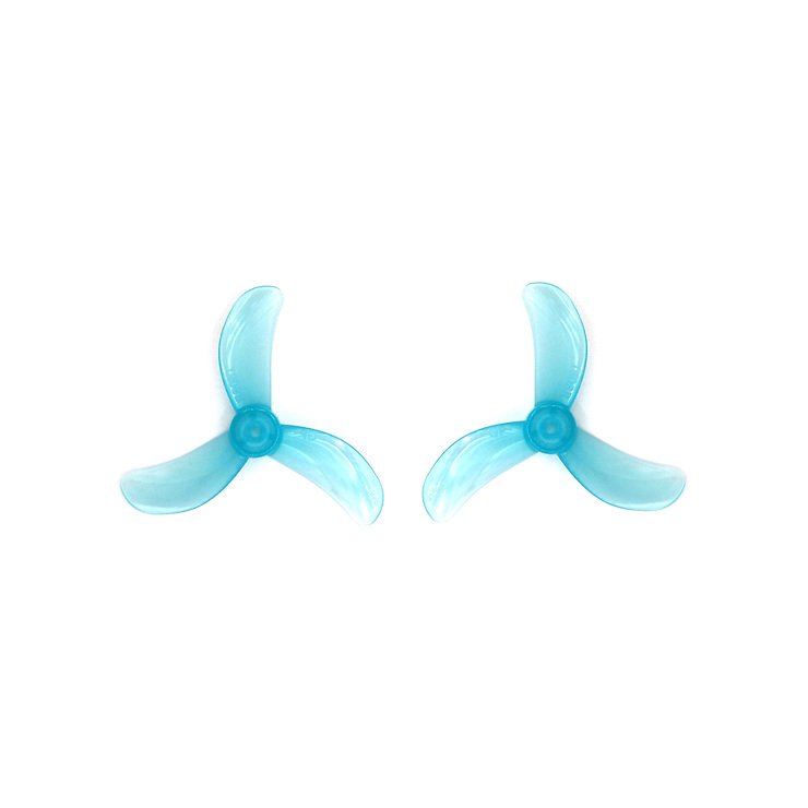 Gemfan 1608-3 40mm 3-Blatt Propeller Clear Blue (4CW+4CCW) - Thumbnail 1