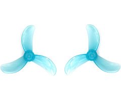 Gemfan 1608-3 40mm 3-Blatt Propeller Clear Blue (4CW+4CCW)