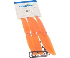 Gemfan 5030 5x3 ABS Propeller Orange 2xCW 2xCCW 5 Zoll