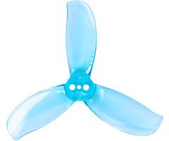 Gemfan D2.5-3 2.5 Zoll 3-Blatt Propeller Clear Blue (2CW+2CCW)