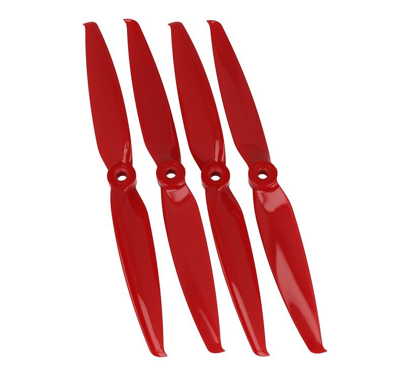 Gemfan 7042 7x4.2 Flash 2-Blade Propeller - Red (2xCW, 2xCCW) 7 inch - Pic 1