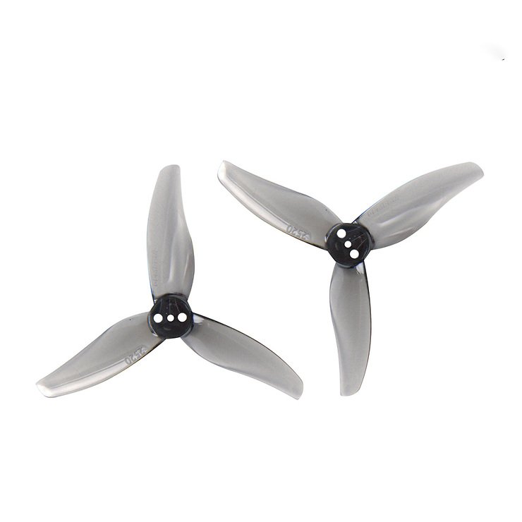 Gemfan Hurricane 2520-3 2.5 Zoll 3-Blatt Propeller Clear Gray (2CW+2CCW) - Pic 1