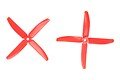 Gemfan 5040 5x4 Master Series 4-Blades Propeller - Codered Red (2xCW, 2xCCW) - Thumbnail 3