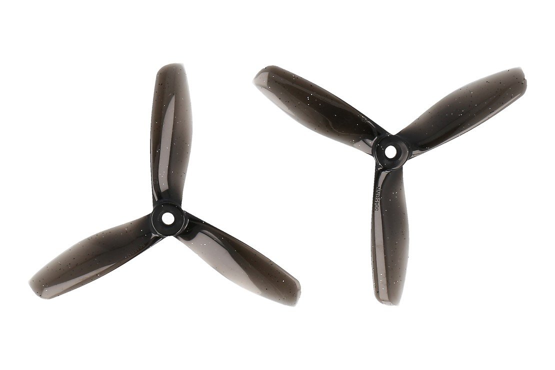 Gemfan 5045 5x4,5 Master Series 3 Blatt Propeller Bullnose Dino Blade Schwarz 2xCW 2xCCW 5 Zoll - Thumbnail 3