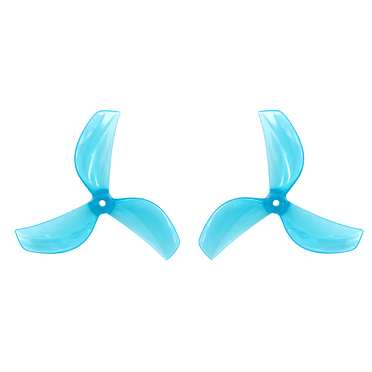 Gemfan 45mm-3 3-Blatt Propeller 1,5mm Clear Blue (4CW+4CCW) - Thumbnail 1