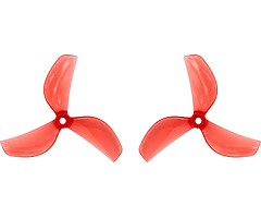 Gemfan 45mm-3 3-Blatt Propeller 1mm Clear Red (4CW+4CCW)