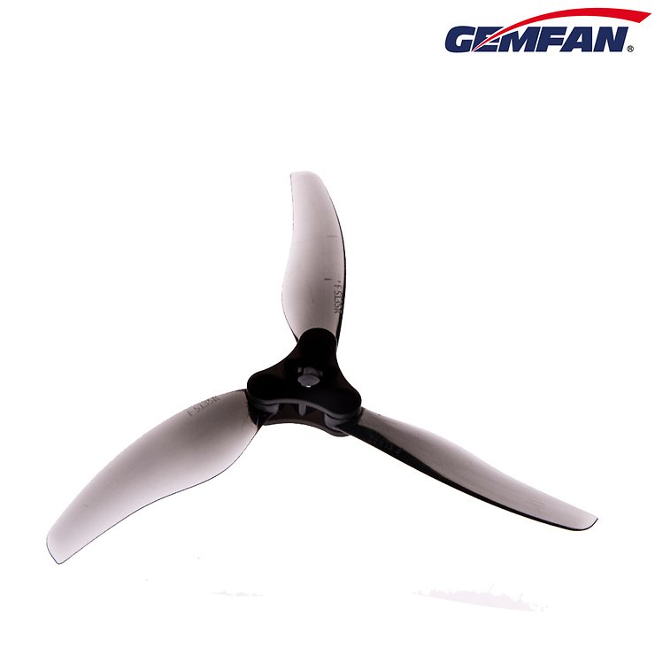 Gemfan Floppy Proppy 5135 Plegable FPV Propeller Clear Black 5 Inch - Thumbnail 5