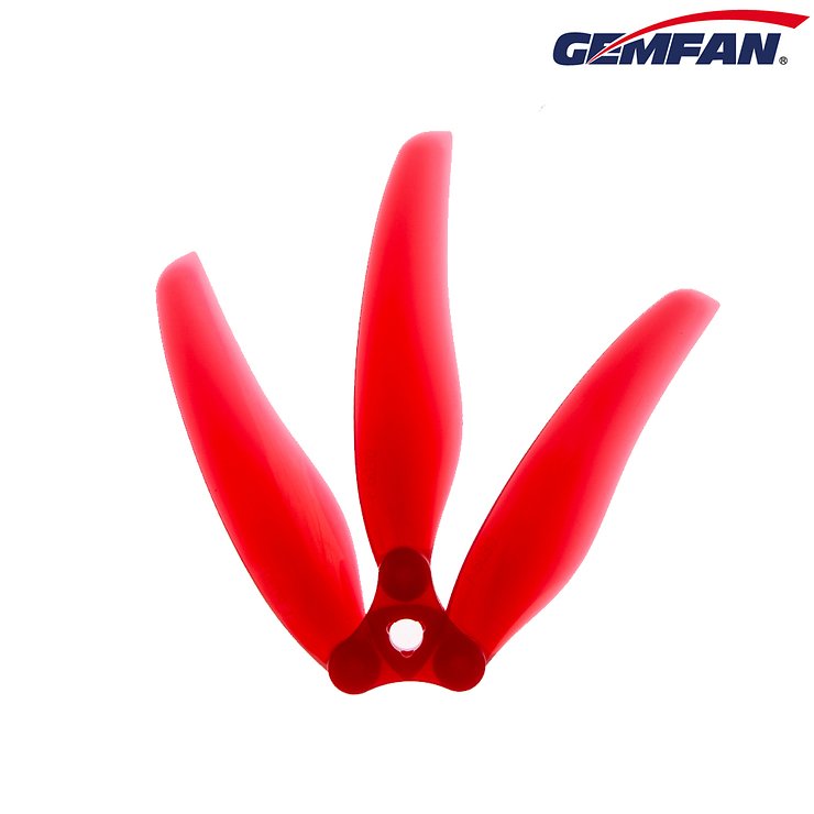 Gemfan Floppy Proppy F6030 faltbarer FPV Propeller Rot 6 Zoll - Thumbnail 1