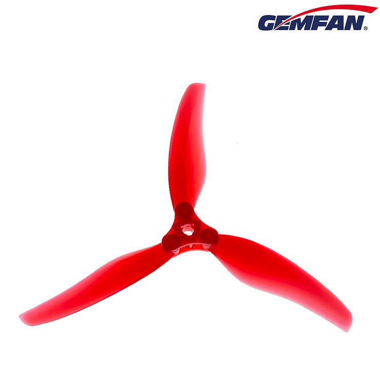 Gemfan Floppy Proppy F6030 faltbarer FPV Propeller Rot 6 Zoll - Thumbnail 5
