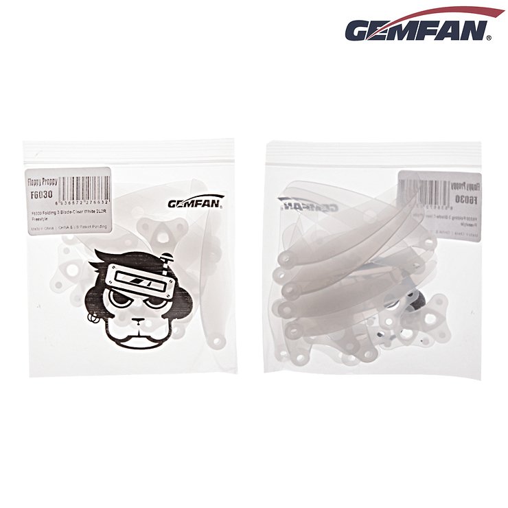 Gemfan Floppy Proppy F6030 Elica FPV pieghevole FPV bianco 6 pollici - Thumbnail 2
