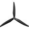 Gemfan 1050-3 10 Zoll 3-Blatt Propeller Glasfaser-Nylon schwarz
