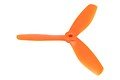 Gemfan 5045 5x4,5 Glasfaser Nylon 3-Blatt-Propeller Bullnose - Orange (2xCW, 2xCCW) - Thumbnail 2