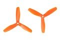 Gemfan 5045 5x4,5 Glasfaser Nylon 3-Blatt-Propeller Bullnose - Orange (2xCW, 2xCCW) - Thumbnail 3