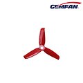 Gemfan 3052 3x5,2 Flash 3 pales d'hélice rouge 2xCW 2xCCW 3 pouces - Thumbnail 1