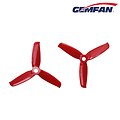 Gemfan 3052 3x5,2 Flash 3 blade propeller red 2xCW 2xCCW 3 inch - Thumbnail 3