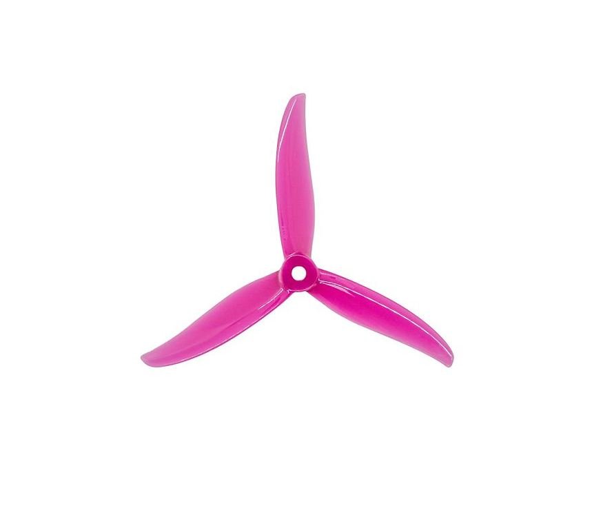 Gemfan SBANG Durable 4934 3-Blatt Propeller 4,9 Zoll CCW in Pink - Pic 1
