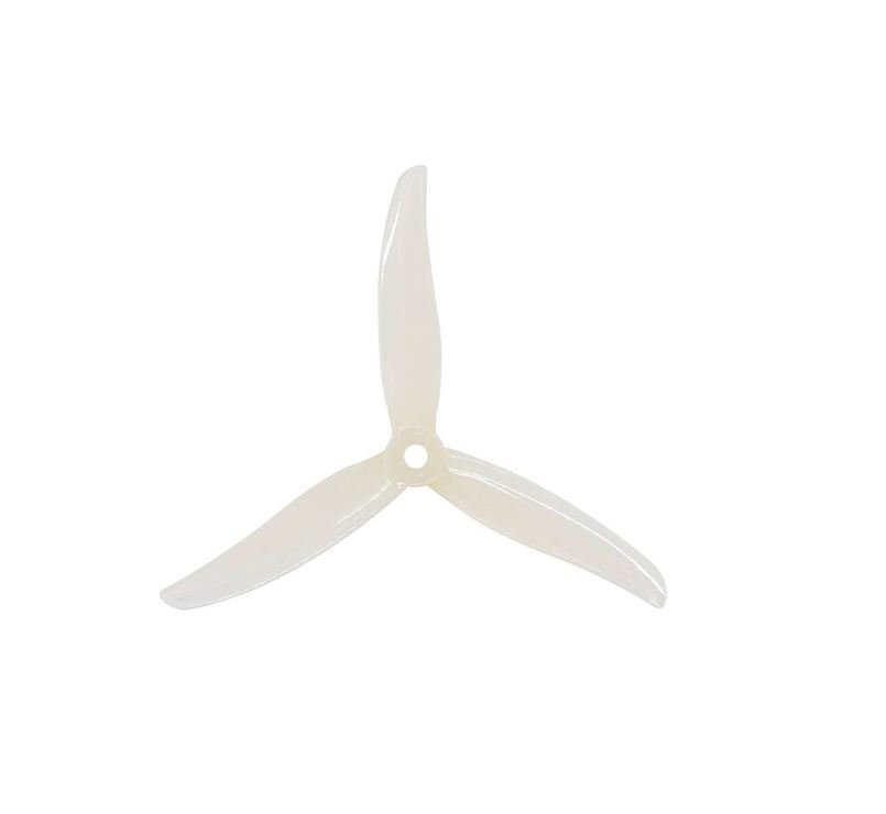 Gemfan SBANG Durable 4934 3-Blatt Propeller 4,9 Zoll CW in White - Pic 1