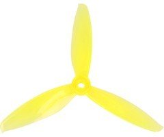 Gemfan 5043 5x4.3 WinDancer 3-blade Propeller Clear Yellow 2xCW 2xCCW 5 inch