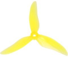 Gemfan 51499 Hurricane 3 blade propeller clear yellow 2xCW 2xCCW 5 inch