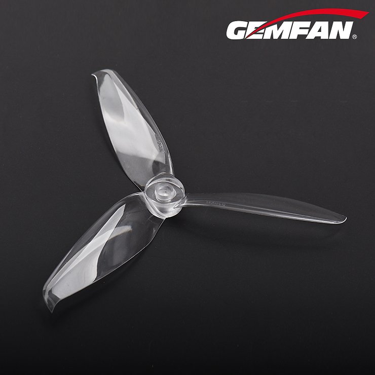 Gemfan 5152 5,1x5,2 Flash 3 Blatt Propeller Klar 2xCW 2xCCW 5 Zoll - Thumbnail 2