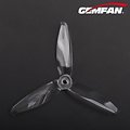 Gemfan 5152 5,1x5,2 Flash 3 blade Propeller Clear 2xCW 2xCCW 5 inch - Thumbnail 1