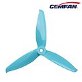 Gemfan 5152 5,1x5,2 Flash 3 blade propeller blue 2xCW 2xCCW 5 inch - Thumbnail 2