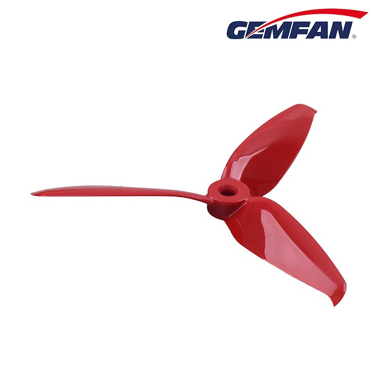 Gemfan 5152 5,1x5,2 Flash 3 Blatt Propeller Rot 2xCW 2xCCW 5 Zoll - Thumbnail 2