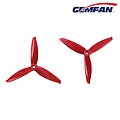 Gemfan 5152 5.1x5.2 Flash 3-Blade Propeller - Red (2xCW, 2xCCW) - Thumbnail 3