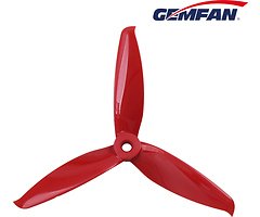 Gemfan 5152 5,1x5,2 Flash 3 blade propeller red 2xCW 2xCCW 5 inch