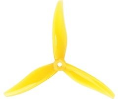 Gemfan YUKI 5129-3 5 inch 3-blade propeller yellow (2CW+2CCW)