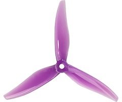 Gemfan YUKI 5129-3 5 Zoll 3-Blatt Propeller Purple (2CW+2CCW)