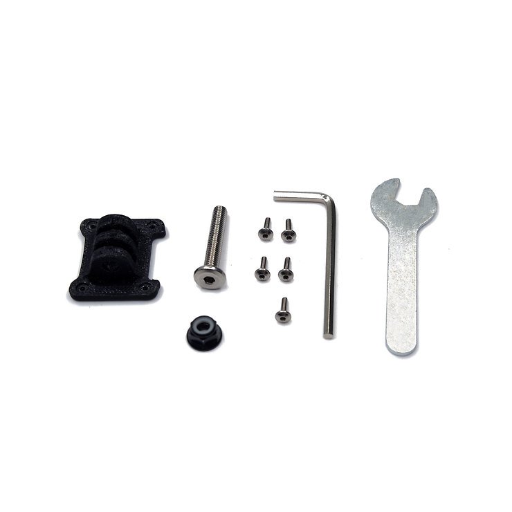 GEPRC CineLog35 GoPro 9/10 Einstellbare TPU FPV Mount Black Yellow - Thumbnail 2