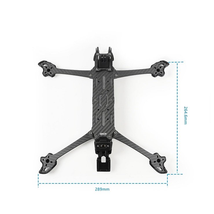 GEPRC MOZ7 FPV Frame 7 pouces noir - Thumbnail 5