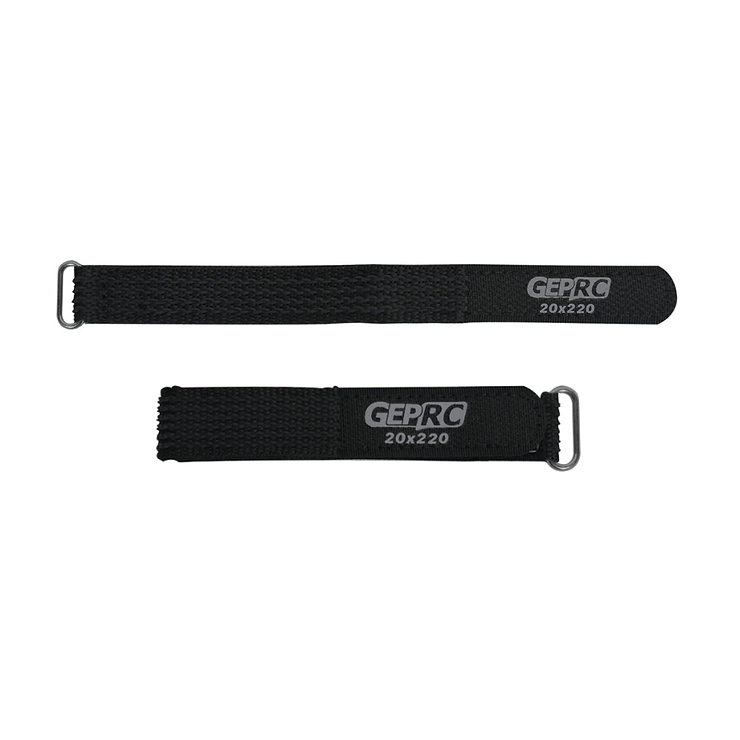 GEPRC LiPo Batterie Strap 20x220mm schwarz 5 Stück - Thumbnail 1