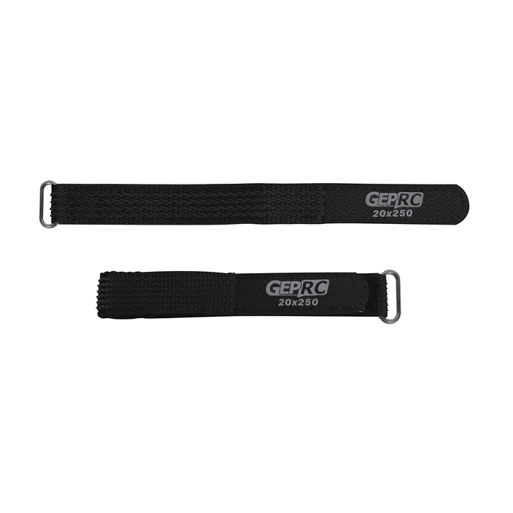 GEPRC LiPo Batterie Strap 20x250mm schwarz 5 Stück - Thumbnail 1