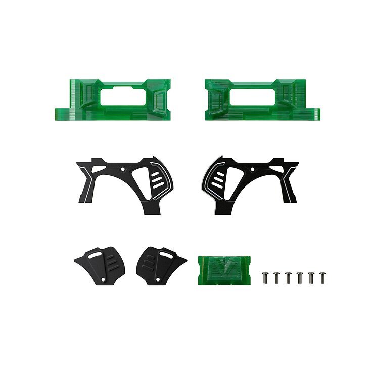 GEPRC MARK5 DC DJI O4 Air Unit Pro Kit de actualización de la cámara adaptador verde - Pic 1